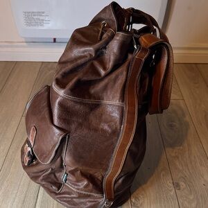 Rugby Brown Leather shoulder/crossbody Bag